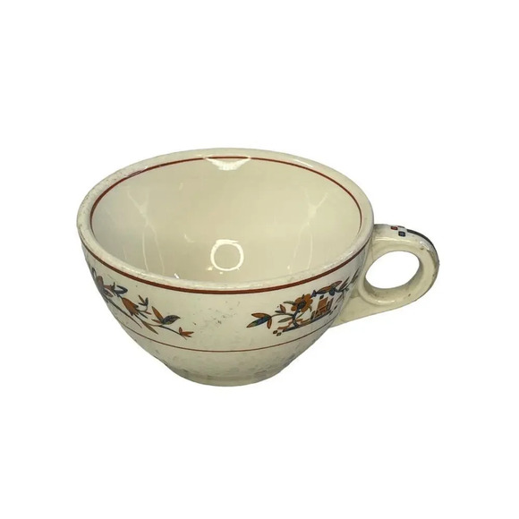 Vintage Mayer China WILDWOOD Pattern Tea Coffee Mug, Beaver Falls PA USA 361 - Picture 1 of 7